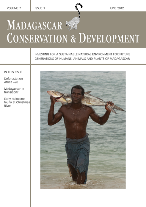 Madagascar Conservation & Development Vol7 | Iss 1 June 2012