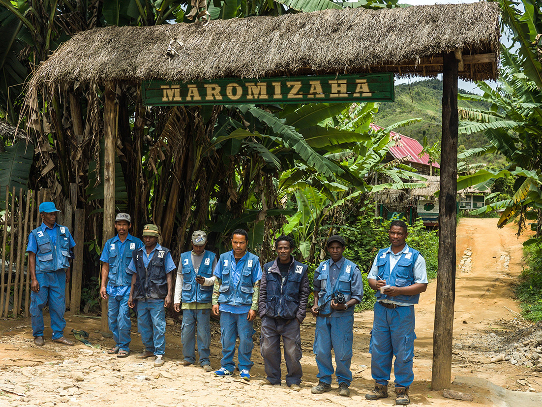 Rangers at the Protected Area of Maromizaha, in the central eastern Madagascar. Photo: Rhayo Lumahee / Forum Lafa WCS